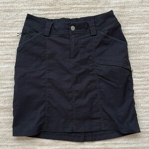 Duluth Trading Co Women's Dry on the Fly Skort Skirt Black Size 4 Style 46712